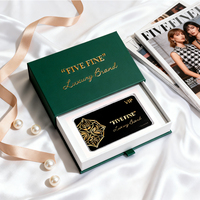 Caja de Regalo de Cartón Rígido de Lujo para Tarjetas Coleccionables VIP, Laminación Mate, Recubrimiento UV, Empaque Elegante para Tarjetas de Felicitación Empresariales y de Boda