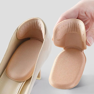 Women T Shape Sponge Heel <b>Pads</b> High Heel Shoe <b>Cushion</b> Inserts Heel Protectors Shoe Size Adjuster - Product Image 5