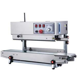 Máquina de sellado Vertical automática de 220V de alta calidad, excelente para bolsas de embalaje de banda, película, nueva condición, impresora de fecha incluida - Product Image 1