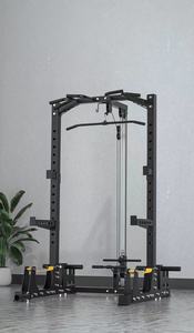 ZYFIT rak <span class=keywords><strong>Squat</strong></span> multifungsi, peralatan Gym rumah rak latihan barbel tarik rata bersertifikat CE - Product Image 3