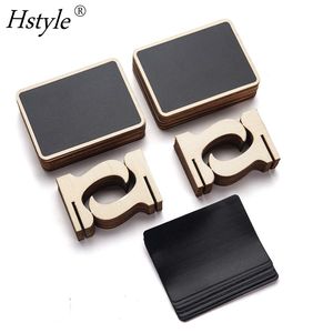 Minicabezales de madera para pizarra, etiquetas pequeñas para pizarra, soporte para caballetes, carteles, pizarra, números, SD1608, paquete de 20 Uds. - Product Image 2