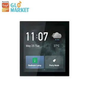 Glomarket Smart Home Wifi Multi-Screen Zigbee Gateway In-Wall Tuya Smart Centrale Bedieningspaneel Ondersteuning Alexa Voice Control