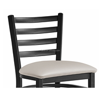 Chaise de bar en métal noir avec dossier, hauteur de comptoir, pour bars à domicile et cuisines, chaise de bar pour hôtel