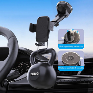 Đa Chức Năng Hỗ Trợ Điện Thoại Voiture 360 Độ Bảng Điều Khiển Kính Chắn Gió Cốc Hút Xe Núi Điện Thoại Di Động Chủ Cho Xe - Product Image 5