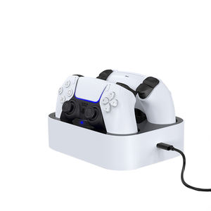 Estación de carga rápida para <span class=keywords><strong>PS5</strong></span> Dualsense, <span class=keywords><strong>cargador</strong></span> de controlador Dual <span class=keywords><strong>Original</strong></span> de fábrica con Cable tipo c, acoplamiento para Sony Playstation <span class=keywords><strong>PS5</strong></span> - Product Image 1