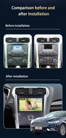 Lecteur de navigation GPS DVD de voiture Android à écran tactile IPS de 9 "pour Ford Mondeo Fusion 2013-2017 Support Radio Stéréo Playstore