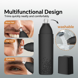 Men's Electric Nose <b>Ear</b> Eyebrow Hair Trimmer Electric <b>Cleaning</b> <b>Tool</b> for Shaving Low Noise Portable Mini Shaving Nose Hair - Product Image 2