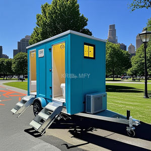 Baño Portátil Grande para Eventos 2025, Contenedor de Lujo con Baño y Ducha - Product Image 3