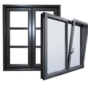 Fenêtre à battant de luxe en alliage d'aluminium, double vitrage, insonorisée, à rupture de pont thermique, triple vitrage isolant, pour villa haut de gamme - Product Image 1