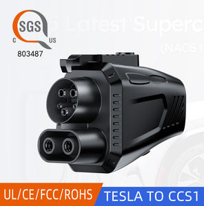 Nuevo Adaptador de <span class=keywords><strong>Supercargador</strong></span> <span class=keywords><strong>Tesla</strong></span> de Alta <span class=keywords><strong>Potencia</strong></span>, Adaptador NACS a CCS1 para Vehículos Eléctricos, 500A, 250kW, 1000V, Carga Rápida de CC, Viptoo DD005 - Product Image 6