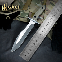 Couteaux d'extérieur en acier inoxydable avec manche G10, personnalisables OEM, couteaux de poche et de chasse pour le camping, le bricolage et l'usage industriel