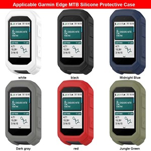 Étui en silicone Forwelleny, coque antichoc, protection d'écran souple pour montre intelligente, étuis pour <span class=keywords><strong>Garmin</strong></span> <span class=keywords><strong>Edge</strong></span> MTB, accessoires de plein air - Product Image 2