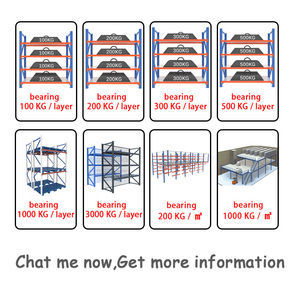 Étagères métalliques industrielles de fabricants chinois, étagères d'entrepôt réglables à plusieurs niveaux, rayonnages de stockage robustes - Product Image 5