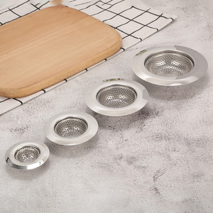 Stainless Steel Wide Rim Perforated Drain Filter 90mm Kitchen Sink Strainer Anti Blocking Design - Product Image 2