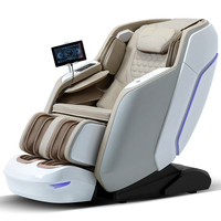 Jingtop Luxe Pliable Commande Vocale Coque ABS Thaïlandaise Électrique Extensible Shiatsu Pétrissage du Dos Corps Entier Gravité Zéro 4D