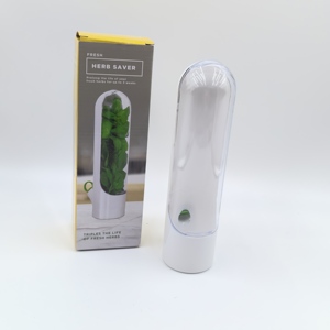 New Product 2024 <strong>Herb</strong> Savor Storage Container Refrigerator <strong>Herb</strong> Saver Transparent Plastic Customized Logo Color <strong>Box</strong> White 100pcs - Product Image 4