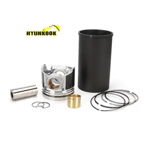 Hyunkook ban đầu 4D95 6d102 6d107 6d114 6d125 6d140 6d155 6d170 lót Piston Ring Kit cho KOMATSU bộ phận