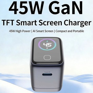 ที่ชาร์จอัจฉริยะ GaN AI 45W พร้อมโลโก้สั่งทำ สำหรับของขวัญองค์กรสหรัฐฯและยุโรป ของขวัญสำหรับผู้บริหาร ของขวัญขอบคุณลูกค้า เทคโนโลยีระดับพรีเมียม - Product Image 2