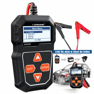 Testeur de batterie de voiture professionnel KW208 12V - Testeur universel d'alternateur et de système de charge pour batteries au plomb-acide AGM GEL <span class=keywords><strong>EFB</strong></span> Lithium - Product Image 1