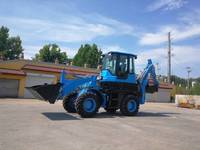 Daya kuat potongan harga Model 2 Ton bekerja konstruksi penggali dan pemuat Wz28-20 Backhoe Loader