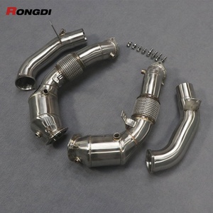 ท่อลงสเตนเลสสตีลขัดเงา สำหรับ M850I G14 G15 G16 X5M X5 G05 G30 M550I N63 - Product Image 2