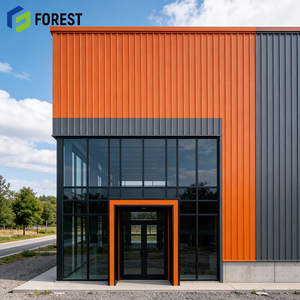 Edificio de Estructura de Acero de Bajo Costo, Ingeniería Estructural para Granjas Lecheras, Recinto Seguro, Doble Capa Térmica, Duradero - Product Image 1