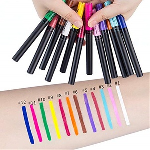 Miglior all'ingrosso trucco chimico sopracciglio cosmetico liquido <span class=keywords><strong>Eyeliner</strong></span> impermeabile Neon illumina il trucco degli occhi colorati - Product Image 1
