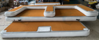 Planche à pagaie flottante gonflable Drop-Stitch Plate-forme Jet Ski Dock Tapis d'eau EVA pour le stationnement des bateaux