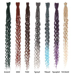 24 pollici 5 fili sottili Boho Soft De Dreadlock Boho Dreadlock Dreadlock sintetico doppio <span class=keywords><strong>con</strong></span> <span class=keywords><strong>trecce</strong></span> Boho Box - Product Image 6