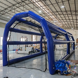 Portatile su misura 20ft 40ft gonfiabile campo sportivo da <span class=keywords><strong>Baseball</strong></span> gabbia da <span class=keywords><strong>Baseball</strong></span> gabbie gonfiabili di battuta in PVC con rete - Product Image 2