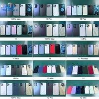 Carcasa Trasera de Vidrio para Batería de Teléfono Móvil para iPhone 16 Pro Max, 16e, 15, 14 Plus, 13 Mini, 12, 11, X, Xr, Xs Max