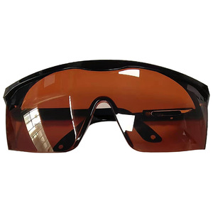 Lunettes de soleil de protection unisexes, monture noire, protection UV 100%, réglables pour la protection solaire, K.16 - Product Image 2