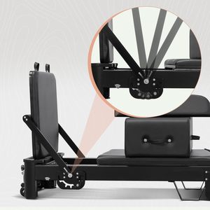 CZFIT Reformer de Pilates Plegable Multifuncional Ajustable de Aluminio Negro para Ejercicios de Yoga y Pilates, para Uso en Casa y Estudio - Product Image 5
