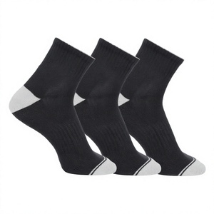 Chaussettes de sport pour femmes, respirantes, en coton mélangé, antidérapantes, écologiques, avec grip pour le yoga, compression, jacquard personnalisé, pour le printemps - Product Image 3