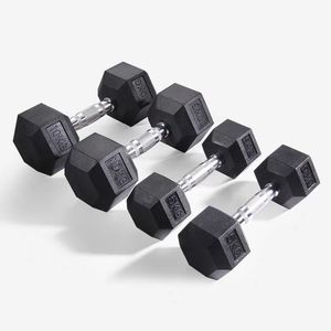 Levage Push-Up Stand Haltérophilie Hexagonal Fer Noir Gym Fitness 15kg Fixe Haltère Ensemble <span class=keywords><strong>Kg</strong></span> Lb - Product Image 1