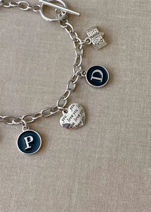 Bracelet TTPD, l'album du département des poètes torturés, inspiré de Taylor, bracelet à breloques argenté antique - Product Image 4