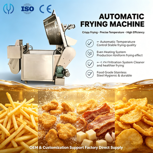 <span class=keywords><strong>Friteuse</strong></span> professionnelle à gaz et électrique <span class=keywords><strong>pour</strong></span> nuggets de poulet, chips de fruits et légumes, frites, avec alimentation automatique - Product Image 1