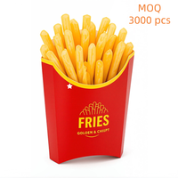 Boîtes à frites personnalisées, emballages pour restauration rapide, boîtes d'emballage alimentaire, boîtes en papier de qualité alimentaire avec logo, vente en gros