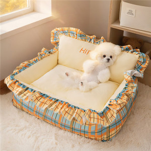 Custom New Eco-Friendly for <strong>Dogs</strong> Cats Classic Kennel Nest Warm Sofa Cushion <strong>Fashion</strong> Pet Supplies <strong>Dog</strong> Mat Soft Pet <strong>Bed</strong> - Product Image 1