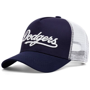 Casquette de baseball classique personnalisée en maille respirante pour la vente en gros, casquette de camionneur en mousse à 5 panneaux avec logo brodé 3D personnalisé - Product Image 3