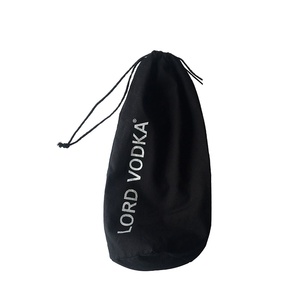 Bespoke Textile Secondary Packaging for <b>Spirits</b> Cotton Dust <b>Bags</b> with Metallic Screen-Printing for Vodka - Product Image 1