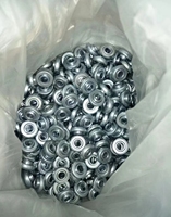 Roulements estampés à bride en acier pressé CB2035 utilisés pour les tondeuses à gazon, les roulettes, les roues de la charrette à main