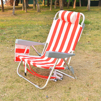 Chaise pliante de piscine pour hôtel, capacité 150 kg, 5 positions inclinables, lit de bronzage à plat pour les fournitures de club de vacances de luxe