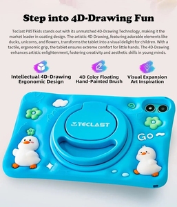 Teclast p85t trẻ em Máy tính bảng 8 inch Android 13 tableta p85tkids 8GB RAM 64GB ROM Wi-Fi 6 có thể điều chỉnh đứng sinh thái thân thiện silicon trường hợp - Product Image 5