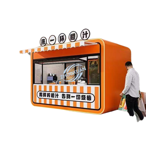 Kiosques de vente mobiles, stands de thé au lait personnalisés pour marchés nocturnes, stands de vendeurs ambulants commerciaux, abris d'entrée de parc - Product Image 4