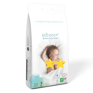 Bamboo Diaper ECO BOOM Dyper Bamboo Diapers Private Label Organic Insert Natural Diaper Disposable Biodegradable Nappy