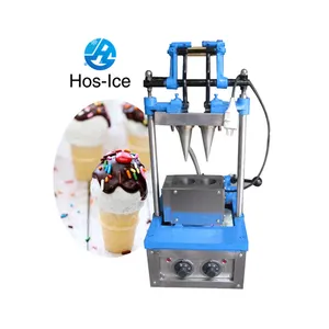 electric ice cream wafer sugar cone making machine ice cream cone waffle baker machine biscuits cup machine