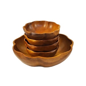 <span class=keywords><strong>Bol</strong></span> à pain en bois massif naturel de grande taille de haute qualité personnalisé Décoration rustique de ferme pour la maison <span class=keywords><strong>Bol</strong></span> à pâte en bois rustique - Product Image 1
