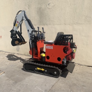 ¡Envío Gratis! Mini Excavadora de 0.8 Toneladas de Nuevo Diseño con Pala Niveladora - Product Image 4