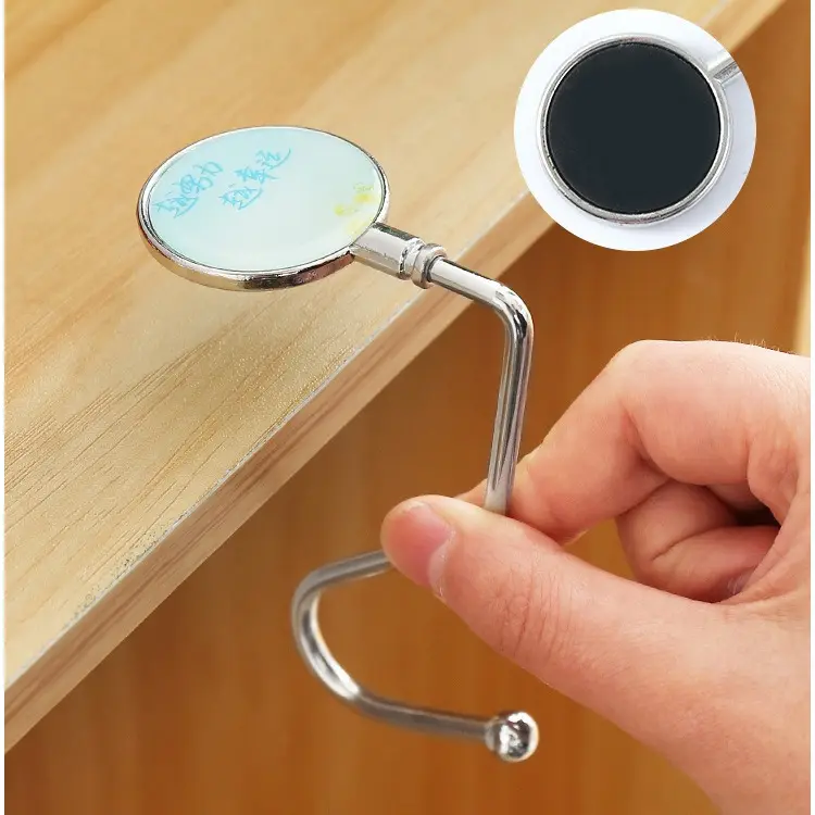 Bag Hanger Student bag hook desktop desk side bag mobile punch-free desk S hook Table Purse Holder Hanger Hook